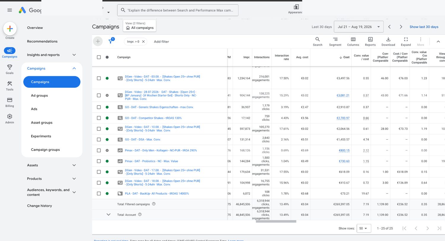 Google Ads evidence 1 of 4
