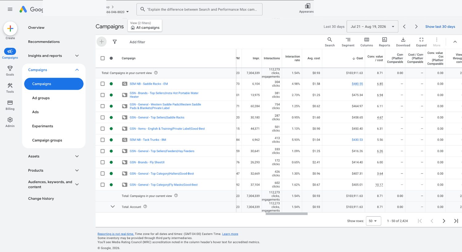 Google Ads evidence 2 of 4