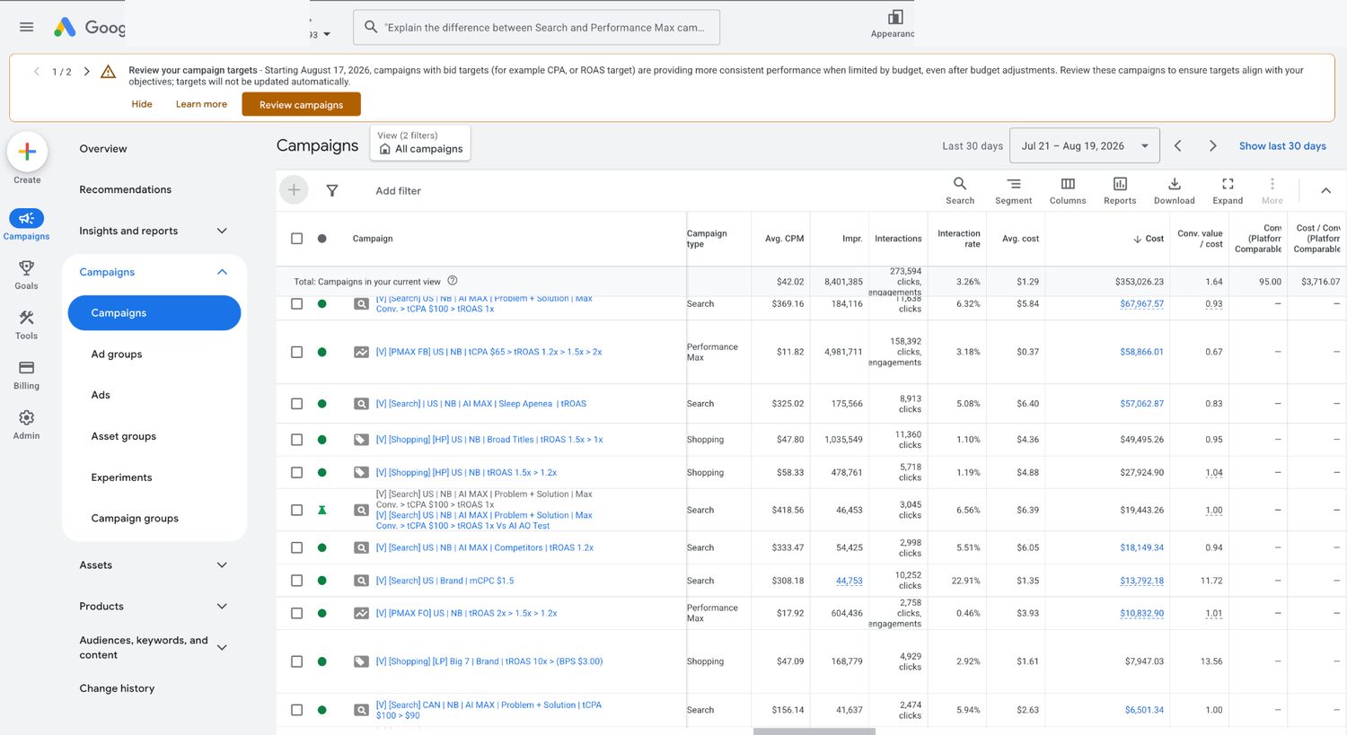 Google Ads evidence 3 of 4
